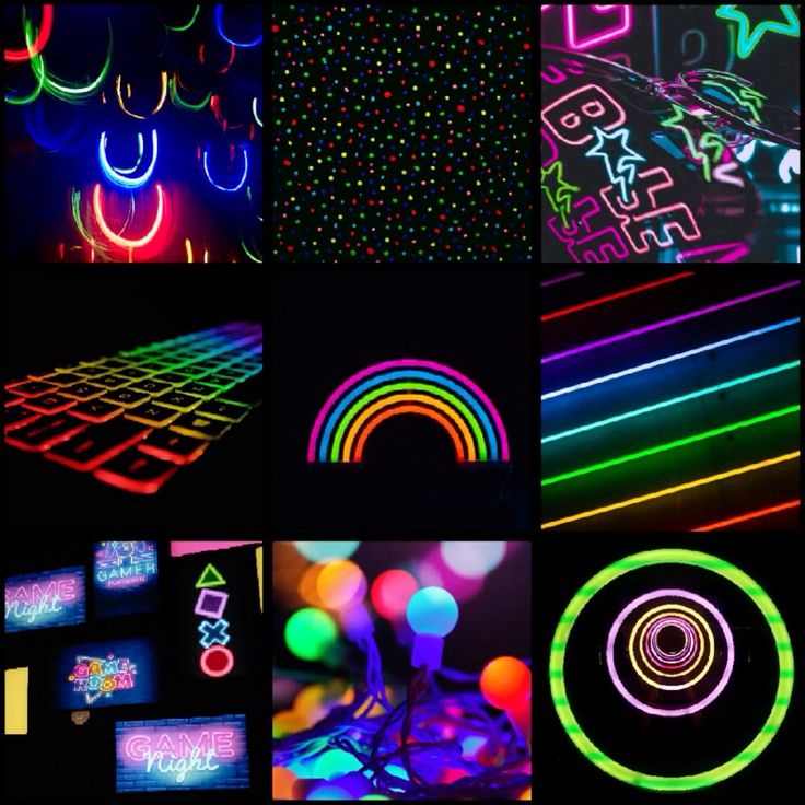 NEON f2u moodboard
